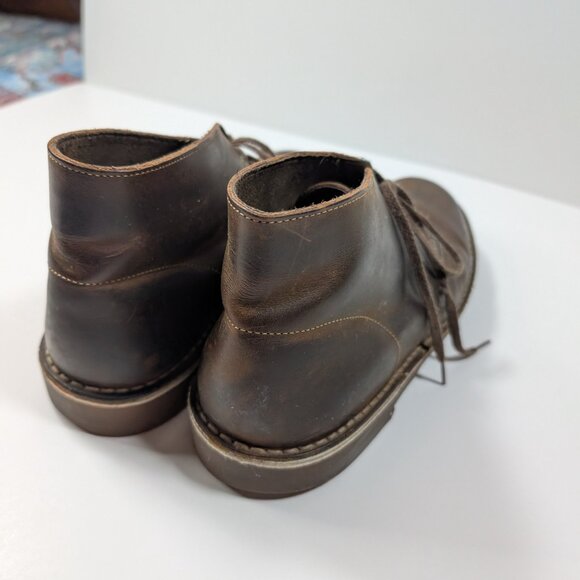 Great cond. CLARKS Bushacre 2 Men's Leather Chukka Boots Brown size 10 - Picture 7 of 13
